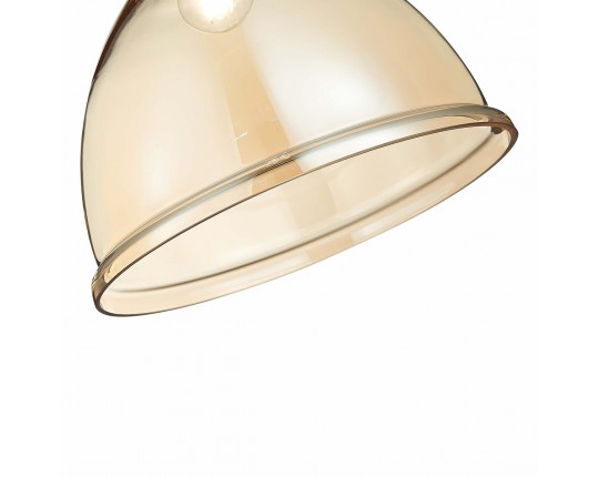 SLE114723-01 Подвес Черный/Янтарный E27 1*60W