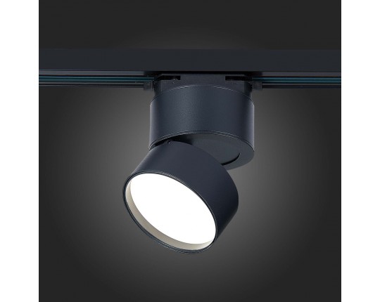 ST651.446.09 Св-к трек. Черный LED 1*9W 4000K 720Lm Ra>90 120° IP20 D85xH122 170-240VV
