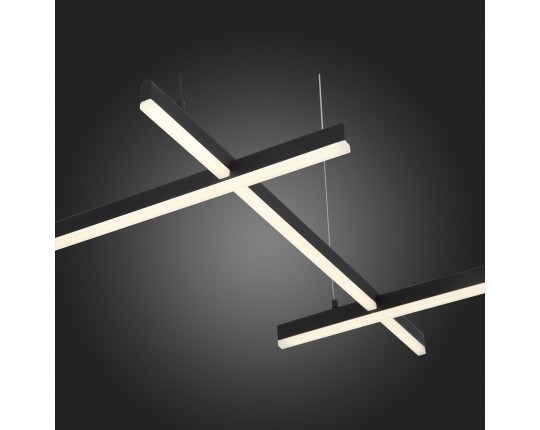 SL394.403.06 Люстра подвесная ST-Luce Черный/Белый LED 6*14W 4000K