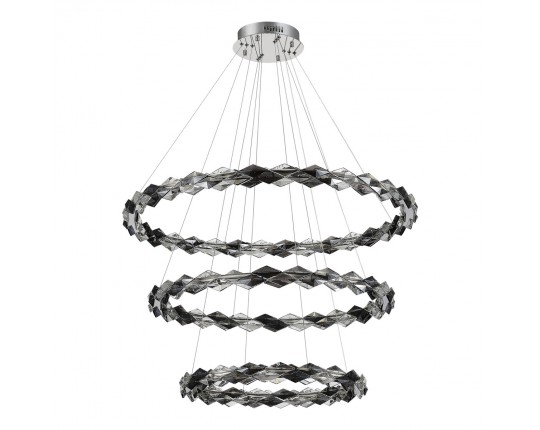 SL6009.103.03 Люстра подвесная ST-Luce Хром/Прозрачно-Дымчатый LED 1*75W 3000K