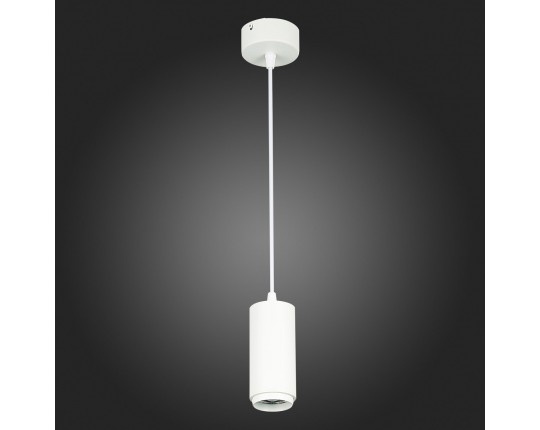 ST600.533.10 Светильник подвесной Zoom Белый LED 1*10W 3000K 1 000Lm Ra>80 15-60° IP20 D59xH130 170-