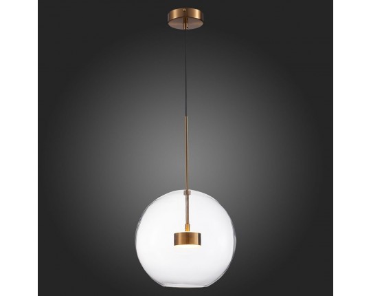 SL1133.223.01 Светильник подвесной ST-Luce Латунь/Прозрачный LED 1*14W 3000K