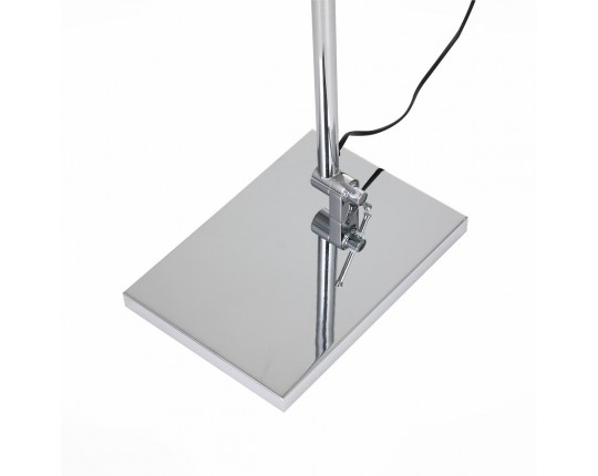 SL460.105.01 Торшер ST-Luce Хром/Белый E27 1*60W (из 2-х коробок)