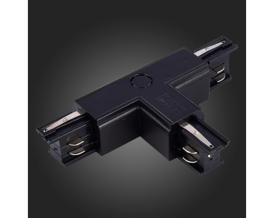 ST030.409.16R1 Т-оБразный токоподвод правый 1 для трехфазного шинопровода ST-Luce Черный