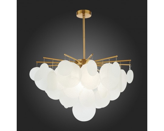 SL1231.302.06 Люстра потолочная ST-Luce Латунь/Белый E14 6*60W