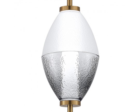 SL6130.403.15 Светильник подвесной ST-Luce Черный/Белый, Дымчатый LED 1*16W 3000K