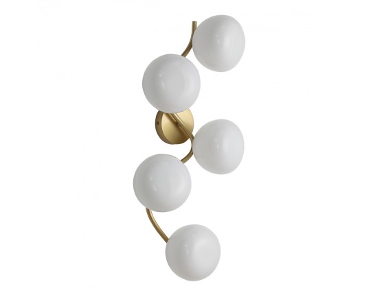 SL1519.301.05 Светильник настенный ST-Luce Латунь/Белый G9 5*5W 4000K