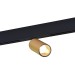 ST807.236.12 Магнитный трековый светильник Золотистый LED 1*12W 3000K 500Lm Ra>90 IP20 D50xH173 48VV