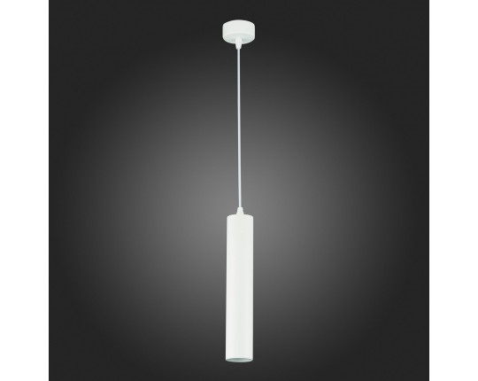 ST151.503.01 Светильник подвесной Белый GU10 1*50W  IP20 D54xH290 220V Без ламп