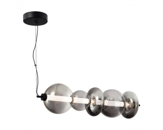 SL6119.413.40 Светильник подвесной ST-Luce Черный/Дымчато-Серый LED 1*40W 3000K