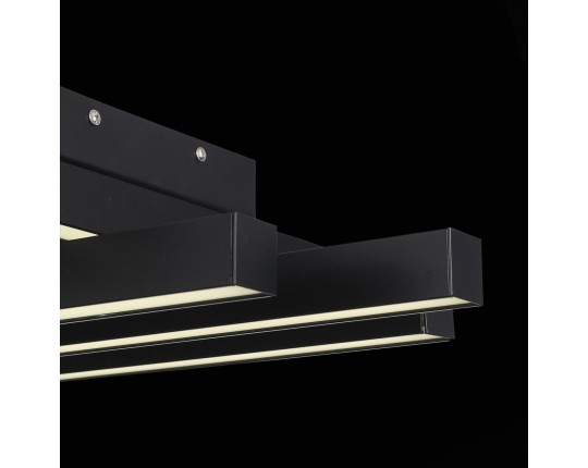 SL933.402.06 Люстра потолочная ST-Luce Черный/Белый,Черный LED 1*36W 3000K/4000K/6000K