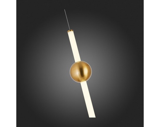 SL1222.213.01 Светильник подвесной ST-Luce Золотистый/Золотистый, Белый LED 1*18W 4000K