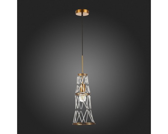 SL1016.203.01 Светильник подвесной ST-Luce Золотистый/Золотистый, Прозрачный E27 1*60W