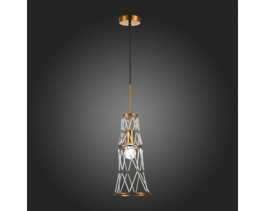 SL1016.203.01 Светильник подвесной ST-Luce Золотистый/Золотистый, Прозрачный E27 1*60W