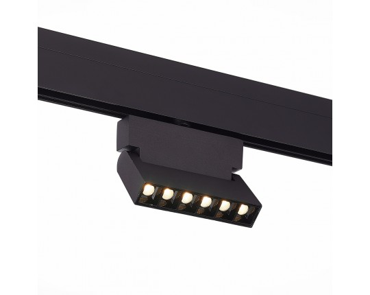 ST362.436.06 Магнитный трековый светильник Черный LED 1*6W 3000K 532Lm Ra>80 36° IP20 L120xW22xH134