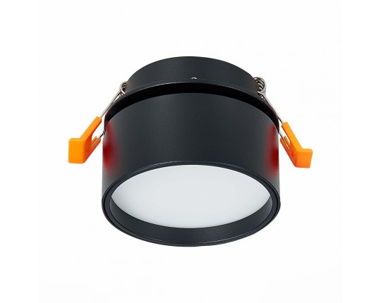 ST651.448.09 Встраиваемый поворотный светильник Черный LED 1*9W 4000K 720Lm Ra>90 120° IP20 D85xH68