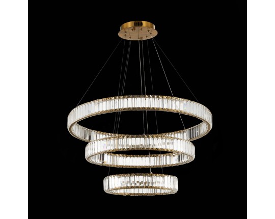 SL1622.303.03 Люстра подвесная ST-Luce Латунь/Прозрачный LED 1*122W 4000K