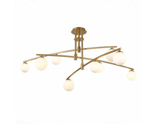 SL1208.302.09 Светильник потолочный ST-Luce Золотистый/Белый G9 9*5W