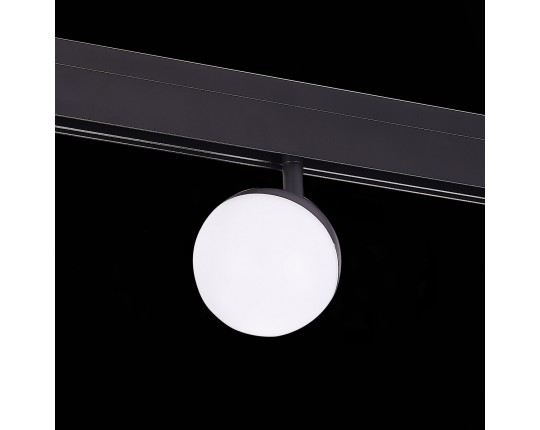 ST358.446.07 Магнитный трековый светильник Черный LED 1*7W 4000K 520Lm Ra>80 120° IP20 L120xW90xH192