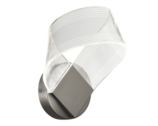 SL6235.101.04 Светильник настенный ST-Luce Никель/Прозрачный LED 1*4W 4000K