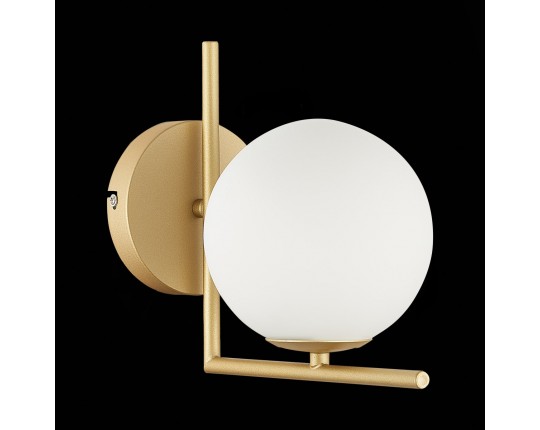 SL1148.301.01 Светильник настенный ST-Luce Латунь/Белый G9 1*5W