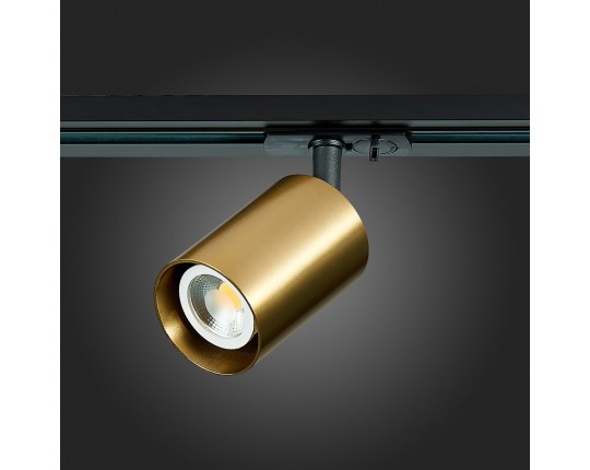 ST302.206.01 Св-к трек. Золотистый GU10 1*50W  IP20 L100xW70xH172 220V Без ламп