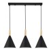 SLE1255-403-03 Светильник подвесной Черный/Черный E27 3*40W