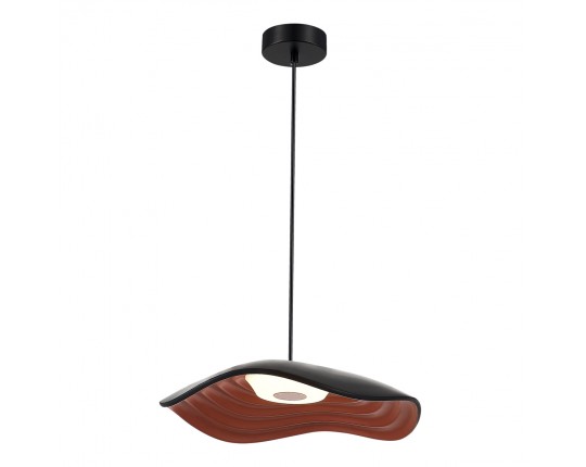 SL6208.401.12 Светильник подвесной ST-Luce Черный/Черный, Оранжевый LED 1*12W 3000K