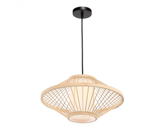 SL6241.533.01 Светильник подвесной ST-Luce Древесный/Белый E27 1*40W