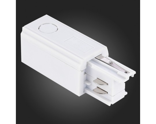 ST030.509.10R Правый Токоподвод для трехфазного шинопровода ST-Luce Белый