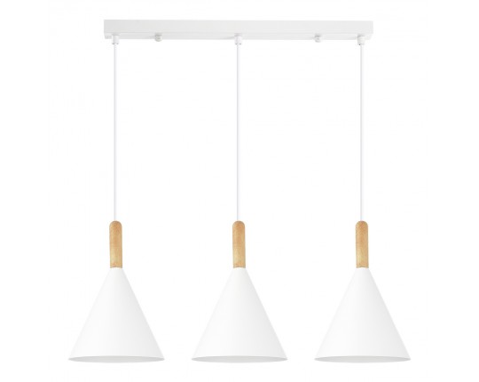 SLE1255-503-03 Светильник подвесной Белый/Белый E27 3*40W