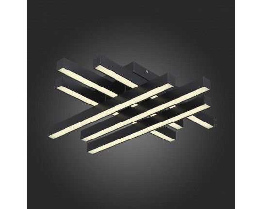 SL933.402.06 Люстра потолочная ST-Luce Черный/Белый,Черный LED 1*36W 3000K/4000K/6000K