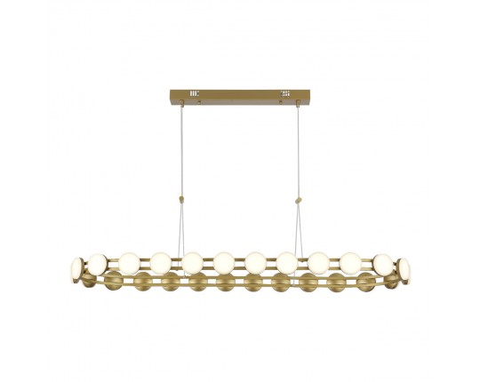 SL6610.203.26 Светильник подвесной ST-Luce золотистый/белый LED 1*50W 4000K