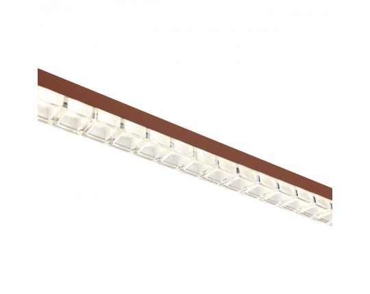 SL1018.613.01 Светильник подвесной ST-Luce терракотовый/прозрачный LED 1*32W 4000K