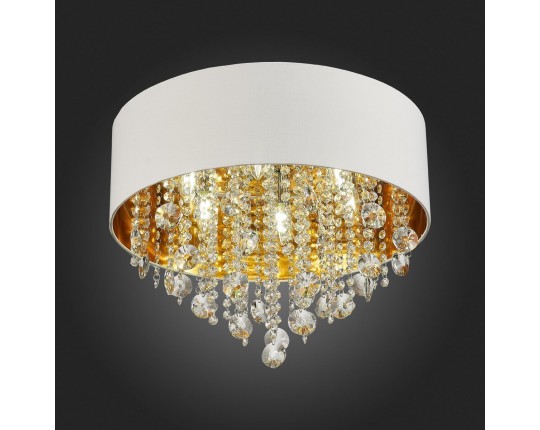 SL1350.502.06 Светильник потолочный ST-Luce Хром/Белый, Золотистый, Прозрачный E14 6*40W