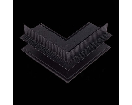 ST007.459.00 Внешний угол-соединитель для встраиваемого магнитного шинопровода ST-Luce Черный