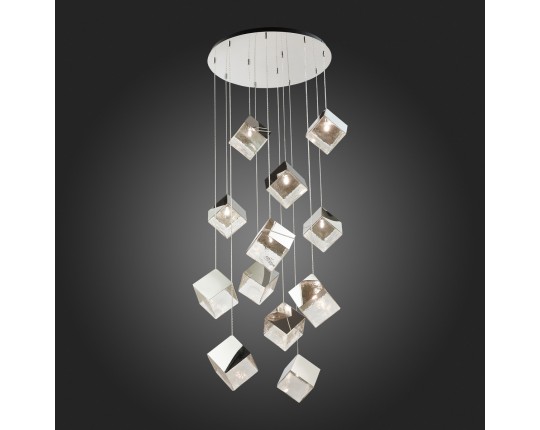 SL1182.103.12 Светильник подвесной ST-Luce Хром/Прозрачный, Хром G9 12*5W