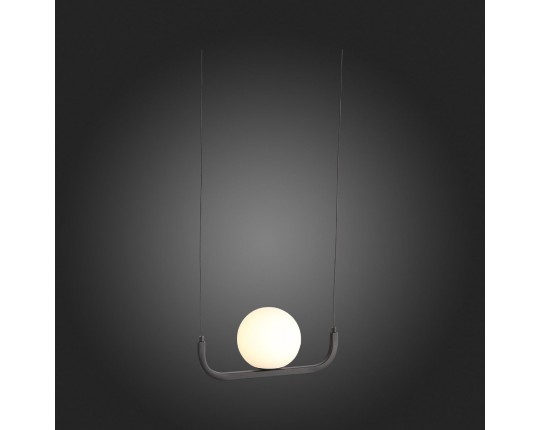 SL1581.403.01 Светильник подвесной ST-Luce Черный/Белый LED 1*8W 3200K