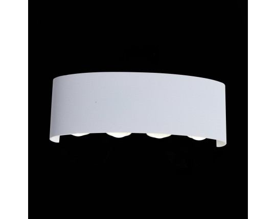 SL089.501.08 Светильник уличный настенный ST-Luce Белый кварцевый LED 8*1W 4000K