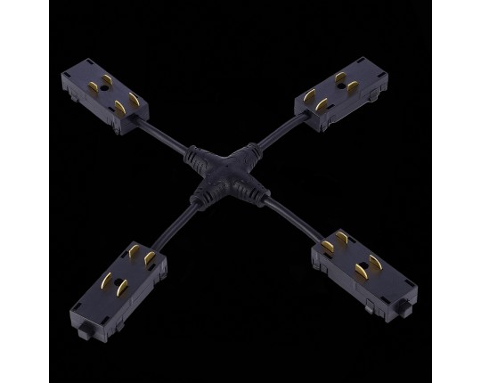 ST015.422.20 X- оБразный коннектор Skyline 220 ST-Luce Черный