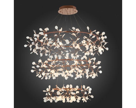 SL379.203.486 Люстра подвесная ST-Luce Медный/Белый LED 486*0,5W 3500K  (из 3-х коробок)