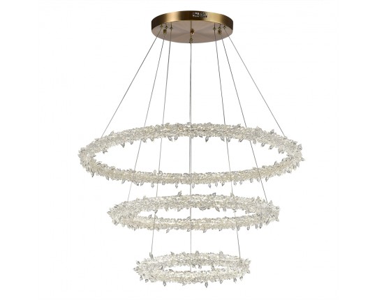 SL6105.203.03 Люстра подвесная ST-Luce Золотистый/Прозрачный LED 1*160W 3000 - 6500K