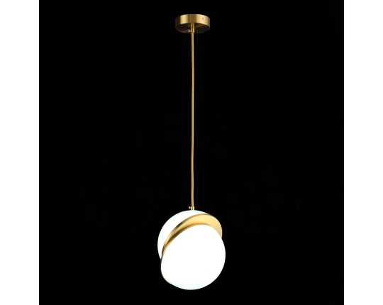 SL1164.303.01 Светильник подвесной ST-Luce Латунь/Белый E27 1*60W