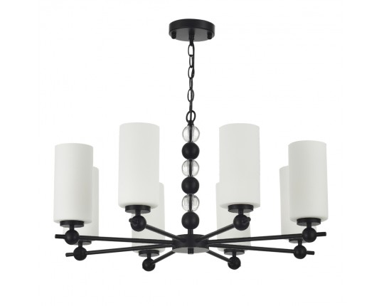 SL2003.403.08 Светильник подвесной ST-Luce черный/белый E27 8*40W