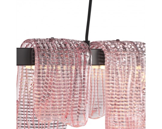 SL6021.403.36 Светильник подвесной ST-Luce черный/розовый LED 1*36W 3000K