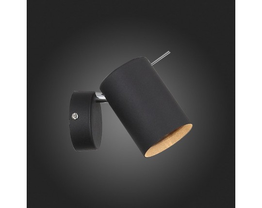 SL597.401.01 Спот ST-Luce Черный, Хром/Черный GU10 LED 1*3W