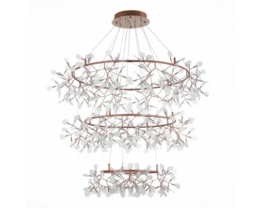 SL379.203.486 Люстра подвесная ST-Luce Медный/Белый LED 486*0,5W 3500K  (из 3-х коробок)