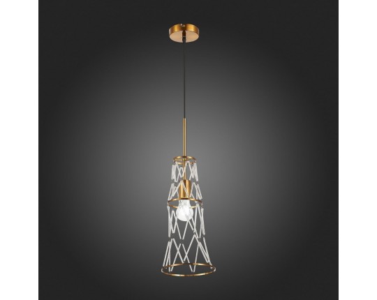 SL1016.203.01 Светильник подвесной ST-Luce Золотистый/Золотистый, Прозрачный E27 1*60W