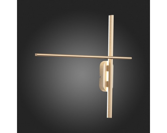 SL394.201.02 Светильник настенный ST-Luce Матовое золото/Белый LED 2*10W 4000K