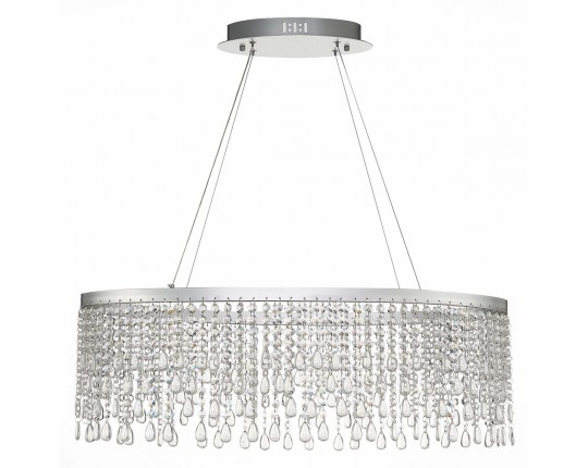 SL6201.103.37 Люстра подвесная ST-Luce Серебристый/Прозрачный LED 1*37W 3000K/4000K/6000K